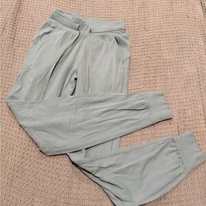lululemon athletica Sage Green Drawstring Joggers